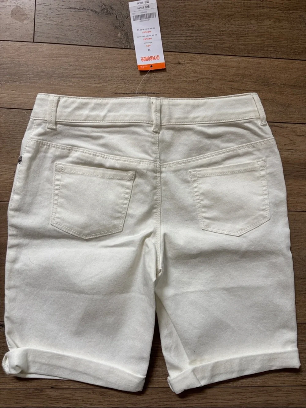 BUNDLE $3/$15  Gymboree White Cream Rolled-Hem Bermuda Shorts